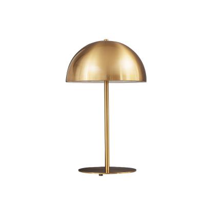 China Simple Design Metal Reading Light Contemporary Modern Desk Light Home Bedroom Study Decor Table Lamps Gold/Pink Mushroom Lamp E27 for sale