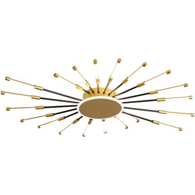 China Surface Mounted 2020 Nordic Fashion New LED Ceiling Lights Romantic Living Room Bedroom Study Fireworks Shape Modern Outdoor Ceiling Lamp Mount for sale