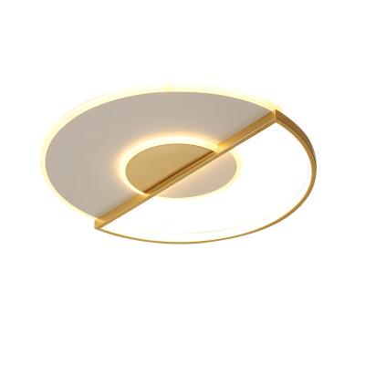 China Modern Minimalist Round Indoor Ceiling Lamp Bedroom Study Decor Style LED Dimmable Nordic Fixture Lamp for sale