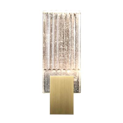 China New Fashion Minimalist Mini Cube Wall Mounted LED Lights Bubble Crystal Wall Sconces For Star Modern Luxury Hotel Project for sale