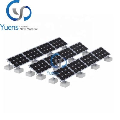 China Good quality flat roof installation structure framed solar panel bracket for sale