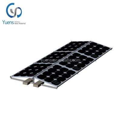 China Horizontal Aluminum Mount East-West Flat Roof Ballast Solar Panel View for sale