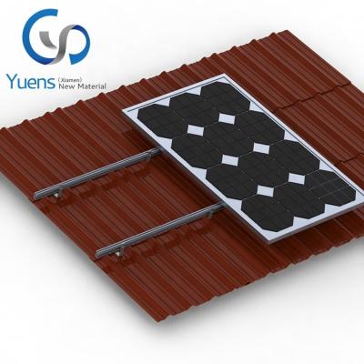 China Home 40Kw Off Grid Solar System Roof Mounting Structure PV Mounting System Kit for sale