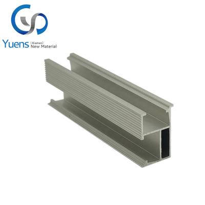 China Solar Panel Brackets Framed Aluminum Rail For Roof Parking Lot Ground Mount System for sale