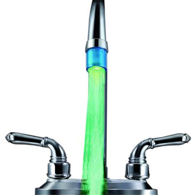 China FastFlashing LED Light Water Powered Multicolor Faucet Saving Aerator for sale