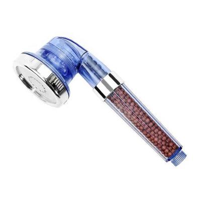 China Without diverter shower head with mineral filter, water saving design sprinkler for sale