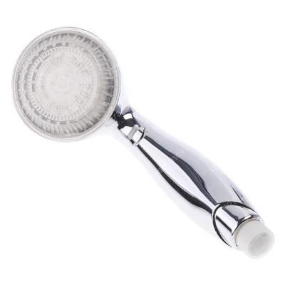 China No Diverting 7 Colors Fading Type LED Shower Heads Raining Shower Head With Hand Held On Sale for sale