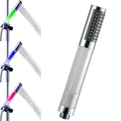 China Without Slide Bar Temperature Sensor Light Rod LED Showers With Color Box for sale