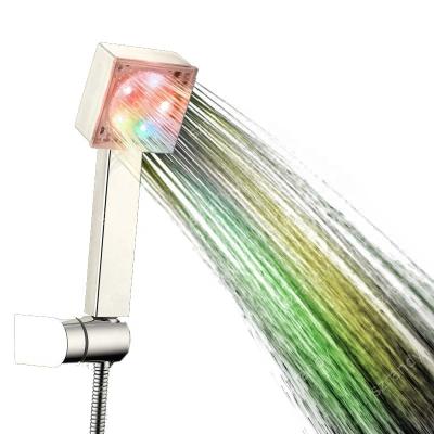 China Without Switch Multicolor Water Glow Shower With Led Light Without Battery 8008-B4 for sale