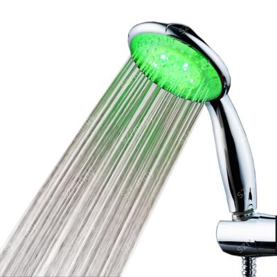 China Without Switch Single Green Color LED Bathroom Showers for sale