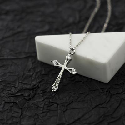 China TRENDY 2020 Trendy Necklace The Cross Shape Christian Faith Necklace for sale