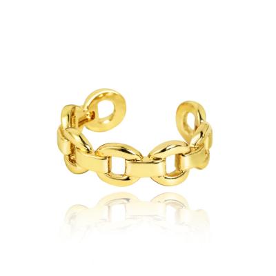 China Charm Jewelry Fashion TRENDY Custom Gold Plated Ring Wholesale Ring Vendor for sale