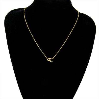 China Custom Jewelry Vintage Gold Womens 18K Gold Chain Necklace TRENDY Gold Chain Necklaces for sale