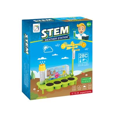 China New Item Amazon Success Item Factory Intelligence Weather Station Developing Educational Kits High Quality Educational DIY Eco Friendly Science Toys for sale