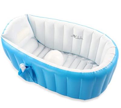 China Amazon Viable Hot Selling Kids Baby PVC Portable Indoor Folding Inflatable Spa Tub Baby Bath Tub for sale