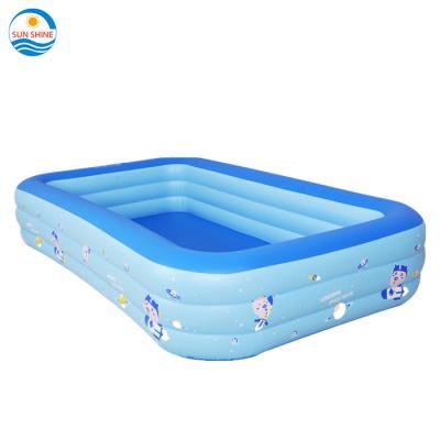 China Outdoor Above Ground Large Swimming Pool Pvc Indoor Plastic Air Swimming Pool For Kids for sale