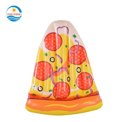 China Inflatable Pool Party Summer Beach Party Toy Cake Pizza Slice Raft Swimming Pool Float for sale