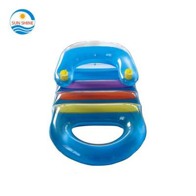 China Water Air Float Inflatable Water Lounge Pool Sofa With Water Sofa for sale