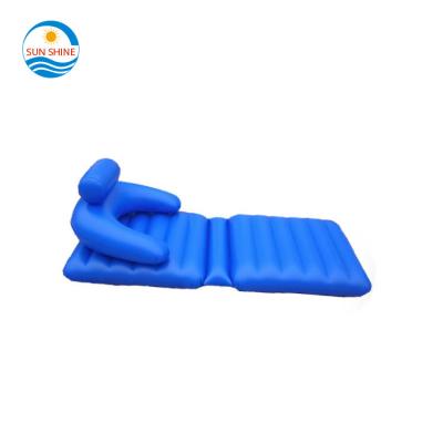 China Water Air Float Couch Sofa Swimming Lounger Water Mattress Inflatable Floating Raft for sale