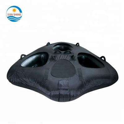 China Water Ski Following Boat Comfortable Ski Inflatable Towable Yacht 3/4/5 Person Backrest Water Sport Tube for sale