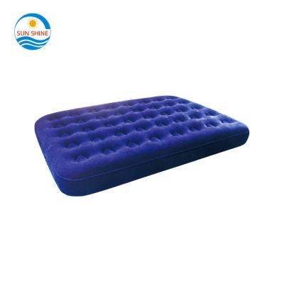 China Foldable Sun Sleeping Queen Size Air Mattress/Inflatable Mattress For 1 Person for sale