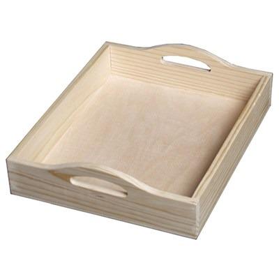 China Sustainable high quality eco-friendly wooden craft unfinished wooden craft toolbox for wine tray or DIY crafts for sale