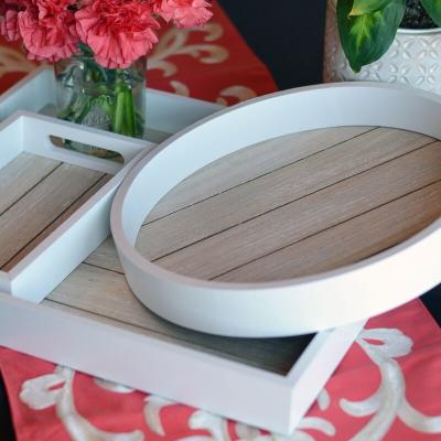 China Good Quality Sustainable Serving Tray Small Size Wooden Box For Home Storage Trays for sale