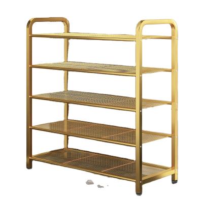 China Easy Assemble Economical Small Household Dormitory Storage Multi-Storey Door Bedroom Single Shoe Rack for sale