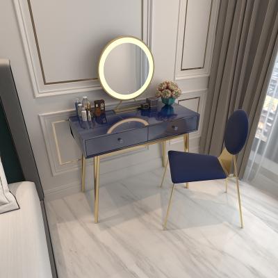 China (Other) Modern Simple Adjustable Multifunctional Dressing Table For Northern Europe Light Luxury Bedroom for sale