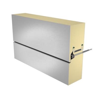 China Shanghai ZhuAi Hotel And Puf High Insulated Sandwich Panel Metal Wall Panel Stainless Steel Sheet Sandwich Panel for sale