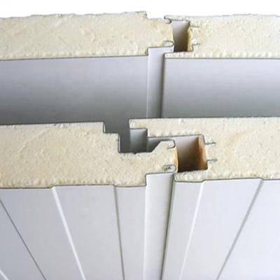 China 50~200mm Thickness Modern Thermal Insulation Polyurethane PU Sandwich Panel Roofing And Wall Panels for sale