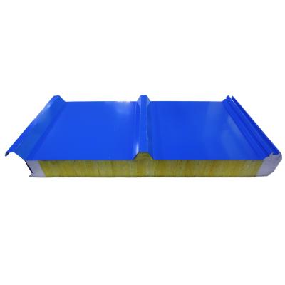 China Modern Building Material Rock Wool/EPS/Polystyrene/Polyurethane Steel Sandwich Board Panels For Hospital / Improvised Clean Room for sale