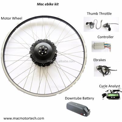 China Totally Enclosed hub motor electric bike kit ebike motor kits ebike motor accessories motor controller for sale