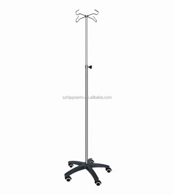 China Medical Iv Rack Hospital Equipment Infusion IV Pole Stand Up Adjustable Hoisptial Equipment for sale