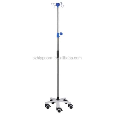 China stainless iv rack hospital equipment drip rack iv pole for clinic hospital for sale