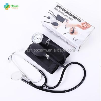 China Mercuty Nylon Medical Blood Pressure Monitor Stethoscope Kit Sphygmomanometer Home Use for sale