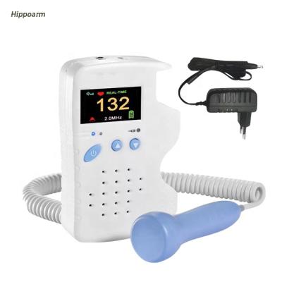 China Home-Use Ultrasound Heartbeat Monitor Portable Pocket Fetal Doppler HPM-01R for sale