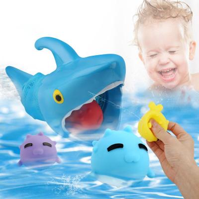 China Bath Toy Water Toys Bathtub Bathroom Catching Pool Fish Toys Bath Toy for Kids Toddler Kids for sale