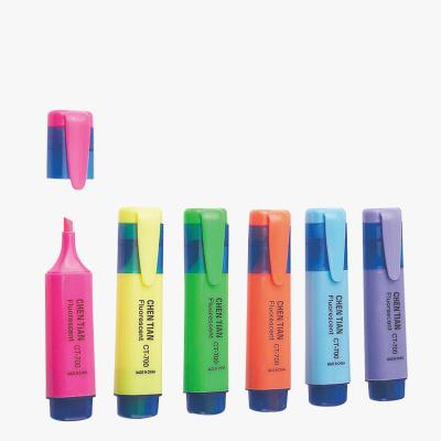 China Promotional Markers & Highlighters Shape Pastel Highlighters Text Markers Focus Marker Pen for Office Student for sale