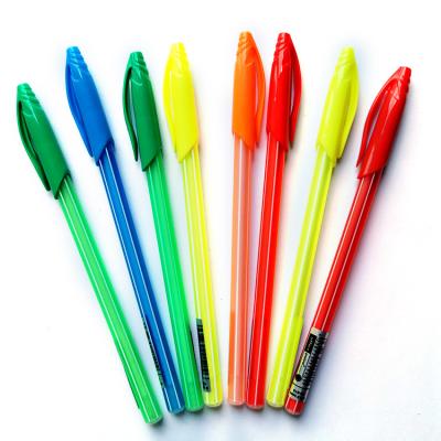 China office & School Pen Colorful Promotional Personalized Custom Cute Plastic Cheap Ballpoint Pen for sale