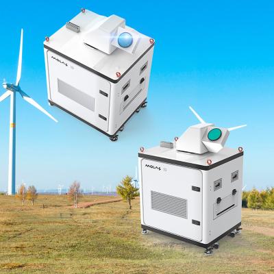 China Precision 120m Distance Resolution Wind Lidar For 4km Vertical Measuring And 10km Sight Detection en venta