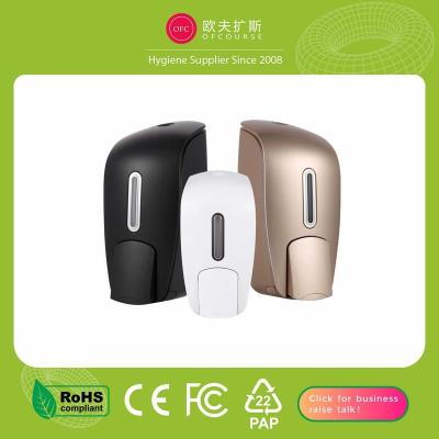 China Foam Wholesale Soap Dispenser 1000ml New Design Plastic Soap Dispenser Wall Mounted for sale