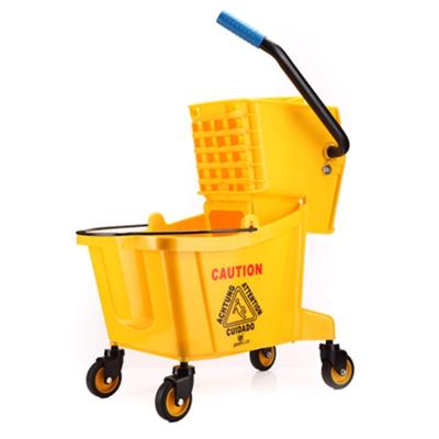 China Sustainable Small Mop Wringer Hotel Household Trolley OFC Cleaning Cart for sale