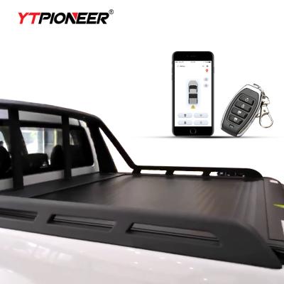 China YTPIONEER Aluminum Alloy Pickup Truck Aluminum Hard Retractable Bed Cover Tonneau Cover For Isuzu 2007-2020 D-Max for sale