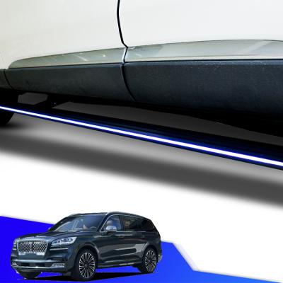 China Aluminum Alloy No Abnormal Sound Auto Car Power Operation Tips Retractable Electric Side Step For Lincoln Aviator 2019+ for sale