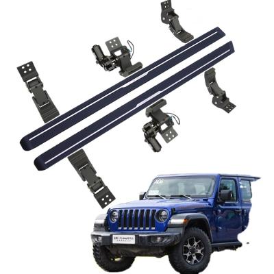 China High Quality Aluminum Alloy Electric Auto Running Tips Operate Side Steps For Jeep Wrangler JL (Four-Door) 2018+ for sale