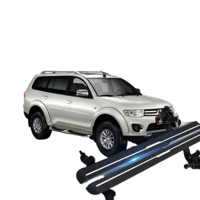 China Antirust Aluminum Alloy Auto Electric Power Step Electric Running Side Step Board For Mitsubishi Pajero/Triton/L200/Montero Sport 2014+ for sale