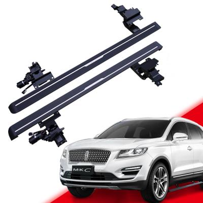 China Alloy+PP Running Board Aluminum Plastic Electric Power Side Step Stepper For Lincoln MKC for sale