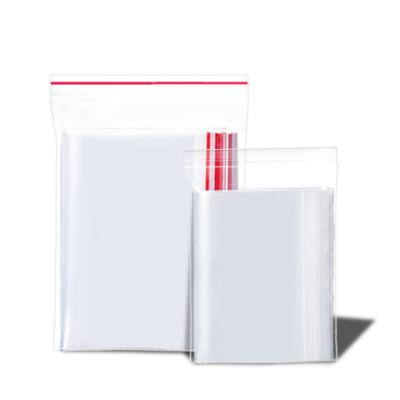 China Recyclable PE Zipper Bag Transparent Sealed Plastic Promotion Price Bag Plastic Zipper Bag for sale