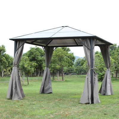 China Durable Folding Hard Top Gazebo GardenOutdoor Pergola Gazebo Canopies Waterproof Aluminum Aluminum Gazebo 3x3 for sale